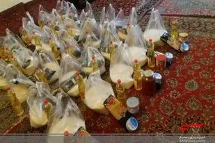 توزیع کمک&zwnj;های مومنانه توسط حوزه شهیده سمیه همدان