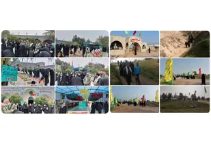 لرستان / حضور دانش آموزان پلدختر و رومشکان در هویزه وفتح المبین