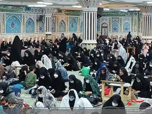 مراسم احیا و شب زنده داری در سومین شب از لیالی قدر
