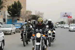 برگزاری رژه موتوری سپاه ناحیه امام هادی (ع) به مناسبت دهه فجر