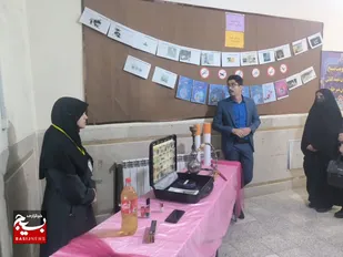 نمایشگاه آسیب&zwnj;های اجتماعی با محوریت پیشگیری از اعتیاد در مدرسه ۱۴ معصوم برگزار شد