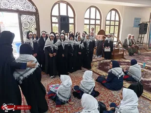 مراسم یادواره شهدای دانش آموز در جوار مزار شهید آرمان علی وردی