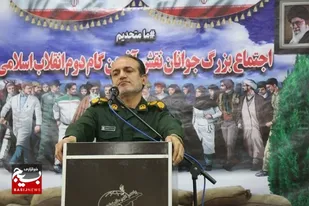 اجتماع بزرگ جوانان نقش آفرین گام دوم انقلاب در شهر خورموج