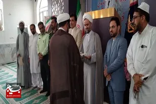 مراسم تکریم و معارفه مسئول دفتر نمایندگی در سپاه ناحیه شهرستان کنارک