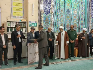 تجلیل از فرماندار شهرستان خاتم