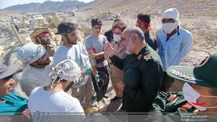 بازدید مسئولین سپاه انصار الرضا(ع) از فعالیت گروه جهادی شهید مومنی در سربیشه