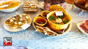 برگزاری جشنواره غذای سالم در روستای ابر+ تصاویر