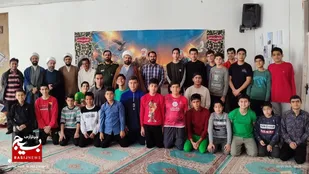 پایان اعتکاف ۵۰۰۰ دانش&zwnj;آموز در ۶۰ مسجد استان خراسان&zwnj;رضوی از نگاه دوربین بسیج
