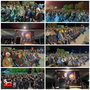 گرامیداشت شهدای راه خدمت در دهستان دودانگه بهبهان