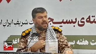 نمایش اقتدار بسیجیان در مراغه