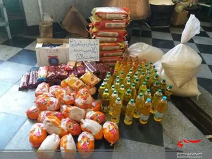 توزیع 70 بسته حمایتی به&zwnj;همت پایگاه حضرت خدیجه (س) بهار