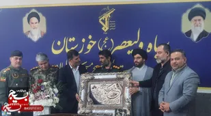 دیدار و قدردانی شورای تامین شهرستان مسجدسلیمان از فرمانده ناحیه مقاومت بسیج شهرستان مسجدسلیمان