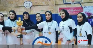قهرمانی شاهرود در مسابقات داژبال دختران کارگران کشور