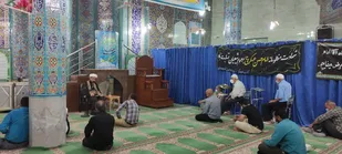 برگزاری مراسم شهادت امام حسن عسکری(ع) در آغاجاری