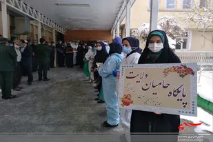 تقدیر از مدافعان سلامت بیمارستان سینا همدان