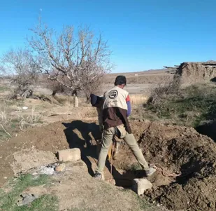 احیای قنات رودک بوئین زهرا و حل مشکل کم آبی ۳۰۰ هکتار از مزارع