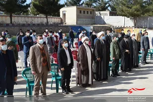 مراسم نواختن زنگ انقلاب در جغتای