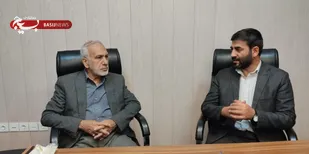 نشست دکتر حسن پور با مهندس خاکسار دبیر ستاد توسعه روابط اقتصادی ایران و سوریه