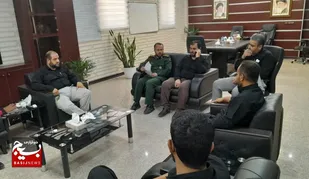 محرومیت زدایی با همت جهادی،در دیدار مسئول بسیج سازندگی سپاه حضرت ولی عصر عج خوزستان با مدیرکل جدید بحران استانداری خوزستان