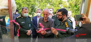 افتتاح طرح اقتصاد مقاومتی با حضور فرمانده سپاه کربلا