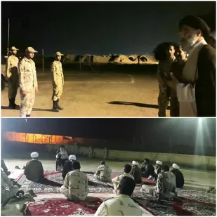 حجت الاسلام والمسلمین موسوی&zwnj;فرد در جمع صمیمی مرزبانان پاسگاه صفر مرزی حاضر شد