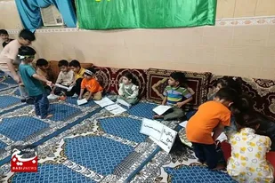 برگزاری حلقه کودکان با موضوع شهدای خدمت