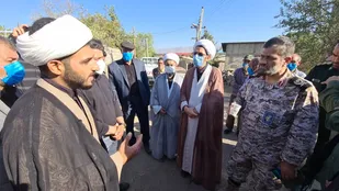 بازدید سردار آتانی به همراه مسئول نمایندگی سپاه استان قزوین از پروژه های محرومیت زدایی طارم سفلی