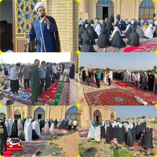 شهر و روستاهای دارالمومنین شوشتر سراسر حضور نمازگزاران عید فطر بود