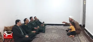 دیدار فرمانده سپاه لالی با روحانیون در مناطق عشایری