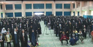 اجتماع بزرگ خروش پروانه&zwnj;ها در مصلی آیت الله اعرافی میبد