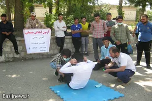 برگزاری آزمون آمادگی جسمانی سپاه ناحیه اسدآباد