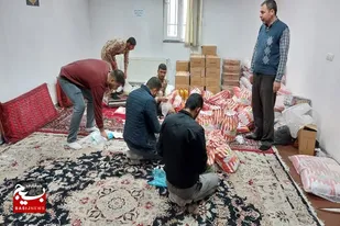 توزیع ۳۵۰ بسته معیشتی به مناسبت عید نوروز و ماه رمضان بین نیازمندان صالح&zwnj;آبادی