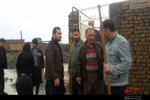 حضور فرمانده سپاه ملایر و تیم جهادی در روستای کرکان