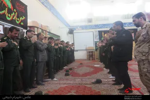 مراسم عزاداری به&zwnj;مناسبت ایام رحلت پیامبر اسلام(ص) در سپاه ملایر