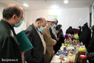 بازدید مسئولان از نمایشگاه تولیدات داخل و صنایع دستی در قهاوند