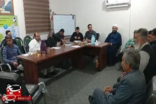 جلسه قرارگاه محله اسلامی حوزه مقاومت بسیج مالک اشتر با حضور معتمدین و بسیجیان برگزار شد