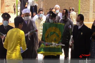 جشن دهه کرامت در روستای حسن آباد دامغان با حضور خادم یاران رضوی