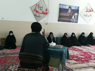 ویژه برنامه هفته وحدت در پایگاه کوثر بهمن آباد میبد