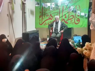محفل انس با شهدا در پایگاه ام ابیهاحوزه فاطمه الزهرا (س) برگزار شد