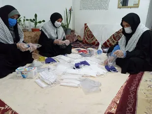 از برپایی ایستگاه سلامت تا توزیع بسته های معیشتی در کلاته خیج+ تصاویر