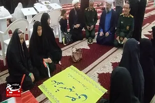 حضور مسئولین شهرستان دشتی در جمع حلقات صالحین
