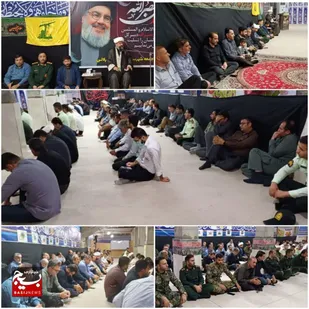 مراسم بزرگداشت شهدای مقاومت در لالی