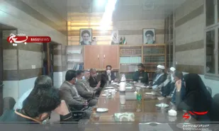 برگزاری جلسه شورای هماهنگی برای مدارس شهر راین توسط بسیج