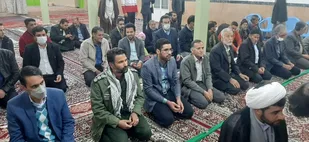 برپایی میز خدمت در مسجد امام صادق علیه السلام کوهبنان