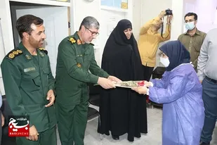 قدردانی از پرستاران درمانگاه علی ابن ابیطالب  (ع)سپاه امام سجاد علیه السلام