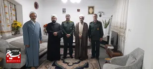 دیدار با جمعی از رزمندگان روحانی دوران دفاع مقدس در شهرستان چالوس