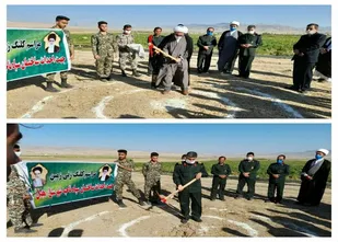 کلنگ ساخت ساختمان سپاه ناحیه هلیلان بر زمین زده شد.
