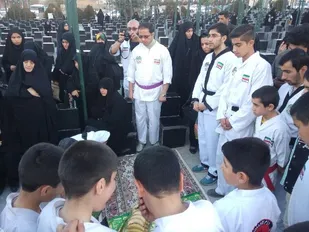 حضور رزمی&zwnj;کاران همدان در اربعین شهدای مدافع حرم