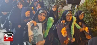 بانوان ولایی شهرستان کاشمر در سوگ شهادت سید الشهدای خدمت و یاران شهیدش+عکس