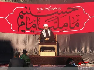 برگزاری مراسم عزاداری روز چهارم محرم در سپاه انصارالمهدی (عج)استان زنجان